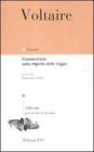 Commentario sullo �Spirito delle leggi�. Testo francese a fronte