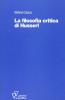 La filosofia critica di Husserl