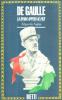 De Gaulle: la spada appesa al filo