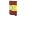 Moleskine. Set 3 quaderni a quadretti - Pocket - Copertina rossa