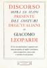Discorso sopra lo stato presente dei costumi degl'italiani