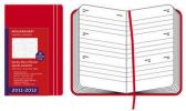 Moleskine 18 mesi - Weekly Diary - Copertina rigida rossa 2011-2012