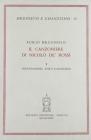 Il canzoniere di Nicol� de' Rossi vol.1