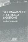Programmazione e controllo di gestione. Nozioni essenziali. E-book