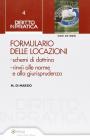 Formulario delle locazioni. Con CD-ROM