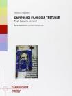 Capitoli di filologia testuale. Testi italiani e romanzi
