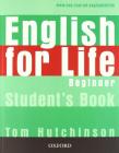 English for life. Beginner. Multipack con chiave. Student's book-Workbook. Con espansione online. Per le Scuole superiori. Con MultiROM