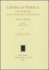 Latina & italica. Scritti minori sulle lingue dell'Italia antica vol. 1-2