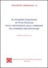 Il pensiero teologico di Yves Congrar sulla definizione della missione nel periodo preconciliare