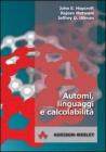 Automi, linguaggi e calcolabilit�
