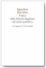 Critica della filosofia hegeliana del diritto pubblico Critica della filosofia hegeliana del diritto pubblico