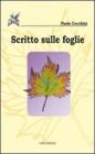 Scritto sulle foglie Scritto sulle foglie