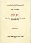 Studi intorno alle «Storie filippiche» di Giustino (1925) Studi intorno alle «Storie filippiche» di Giustino (1925)