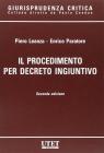 Il procedimento per decreto ingiuntivo