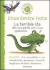 La terribile lite del coccodrillo con il suo spazzolino
