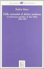 Dalla comunit� al diritto moderno. La formazione giuridica di Max Weber 1882-1889