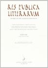 Res publica litterarum. Studies in the classical tradition vol.21