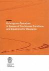 Kolmogorov operators in spaces of continuous functions and equations for measures