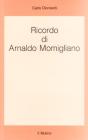 Ricordo di Arnaldo Momigliano