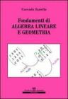 Fondamenti di algebra lineare e geometria