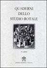Quaderni dello studio rotale vol.19