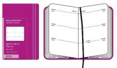Moleskine 12 mesi -- Weekly Diary -- Extra Small -- Copertina rigida Rosa Scuro 2011