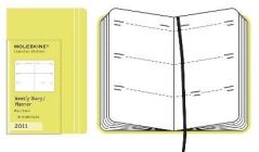 Moleskine 12 mesi -- Weekly Diary -- Extra Small -- Copertina rigida Verde Limone 2011
