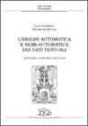 L Analisi automatica e semi-automatica dei dati testuali - I. E-book