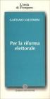 Per la riforma elettorale