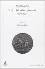 Montesquieu. Scritti filosofici giovanili (1716-1725)