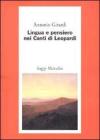 Lingua e pensiero nei Canti di Leopardi