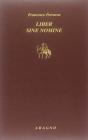Libro senza titolo-Liber sine nomine