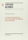 Le operazioni portuali nel nuovo diritto pubblico dell'economia