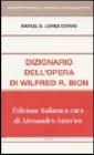 Dizionario dell'opera di Wilfred R. Bion