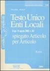 Testo Unico enti locali. Spiegato articolo per articolo