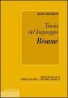 Teoria del linguaggio. R�sum�