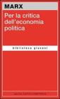 Per la critica dell'economia politica