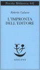 L' impronta dell'editore L' impronta dell'editore