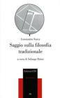 Saggio sulla filosofia tradizionale