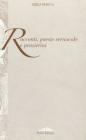 Racconti, poesie vernacole e pensierini