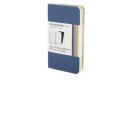 Moleskine extra small. Set 2 taccuini Volant a pagine a righe copertina blu