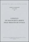 Catalogo dei manoscritti armeni delle biblioteche d'Italia