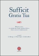 Sufficit gratia tua. Miscellanea in onore del Card. Angelo Scola, arcivescovo di Milano, in occasione del 70� genetliaco
