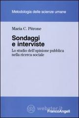 Sondaggi e interviste. Lo studio dell�opinione pubblica nella ricerca sociale. E-book