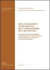 Dieu, fondement fondamental de la philosophie de J. De Finance
