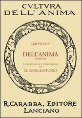 Dell'anima. Libro 3�