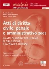 Atti di diritto civile, penale e amministrativo 2009
