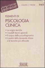 Elementi di psicologia clinica. E-book