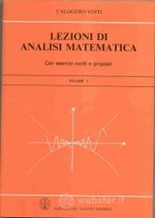 Lezioni di analisi matematica vol.1