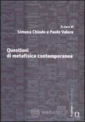 Questioni di metafisica contemporanea Questioni di metafisica contemporanea